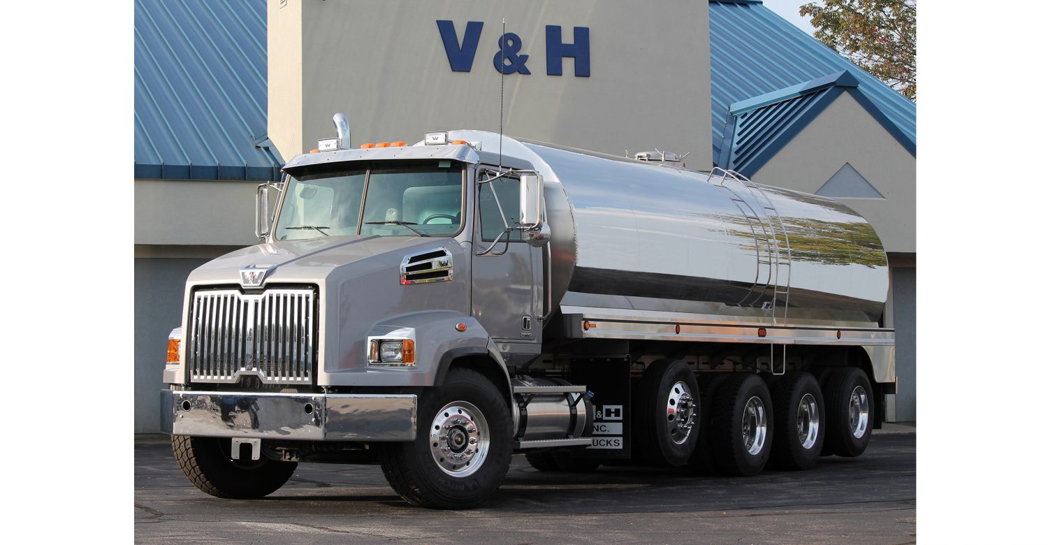 v&h trucks milk truck western star