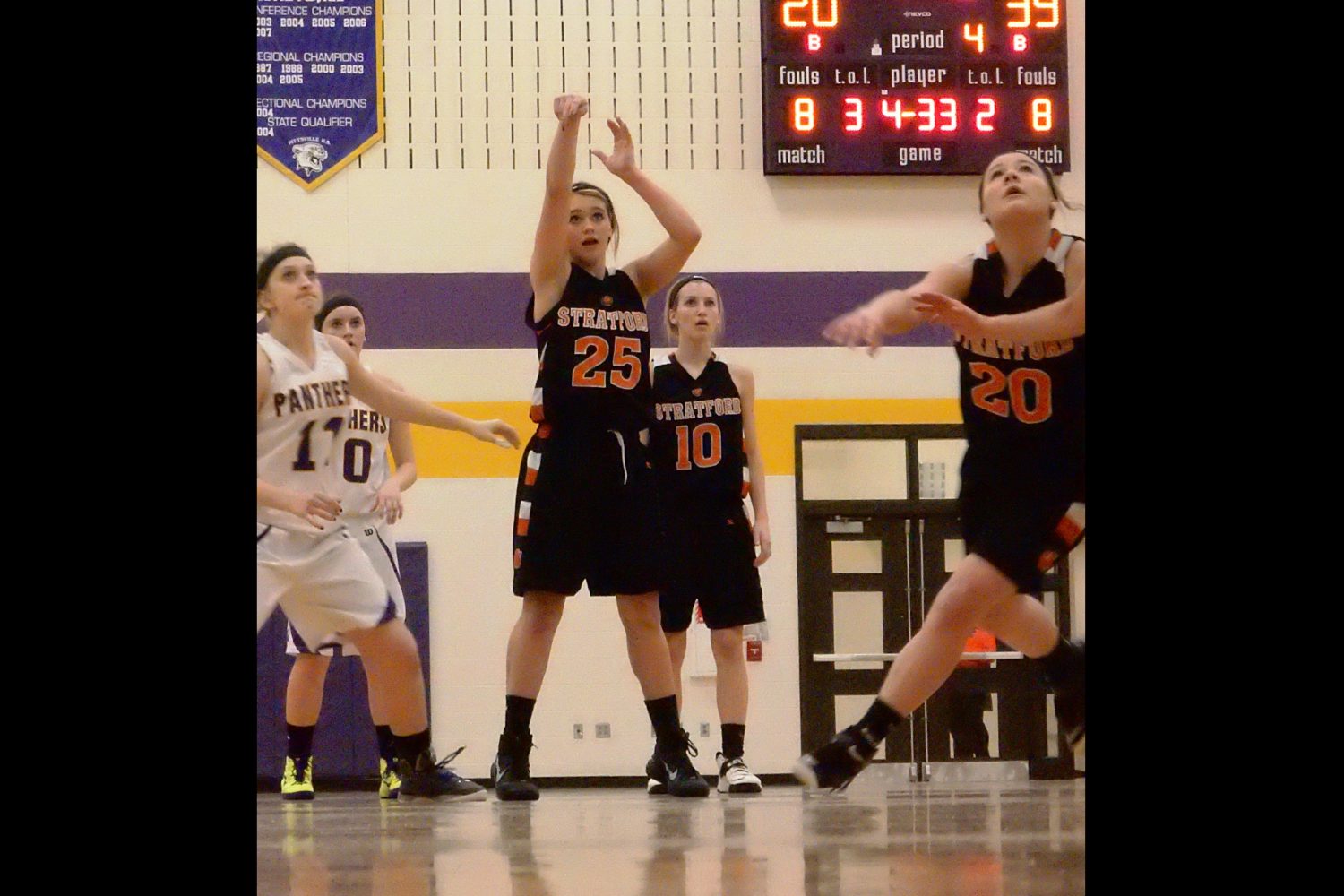 Stratford Tigers Pittsville Panthers 2/6/2015