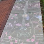 sidewalk art chalk it up hub city days main street marshfield