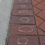 sidewalk art chalk it up hub city days main street marshfield