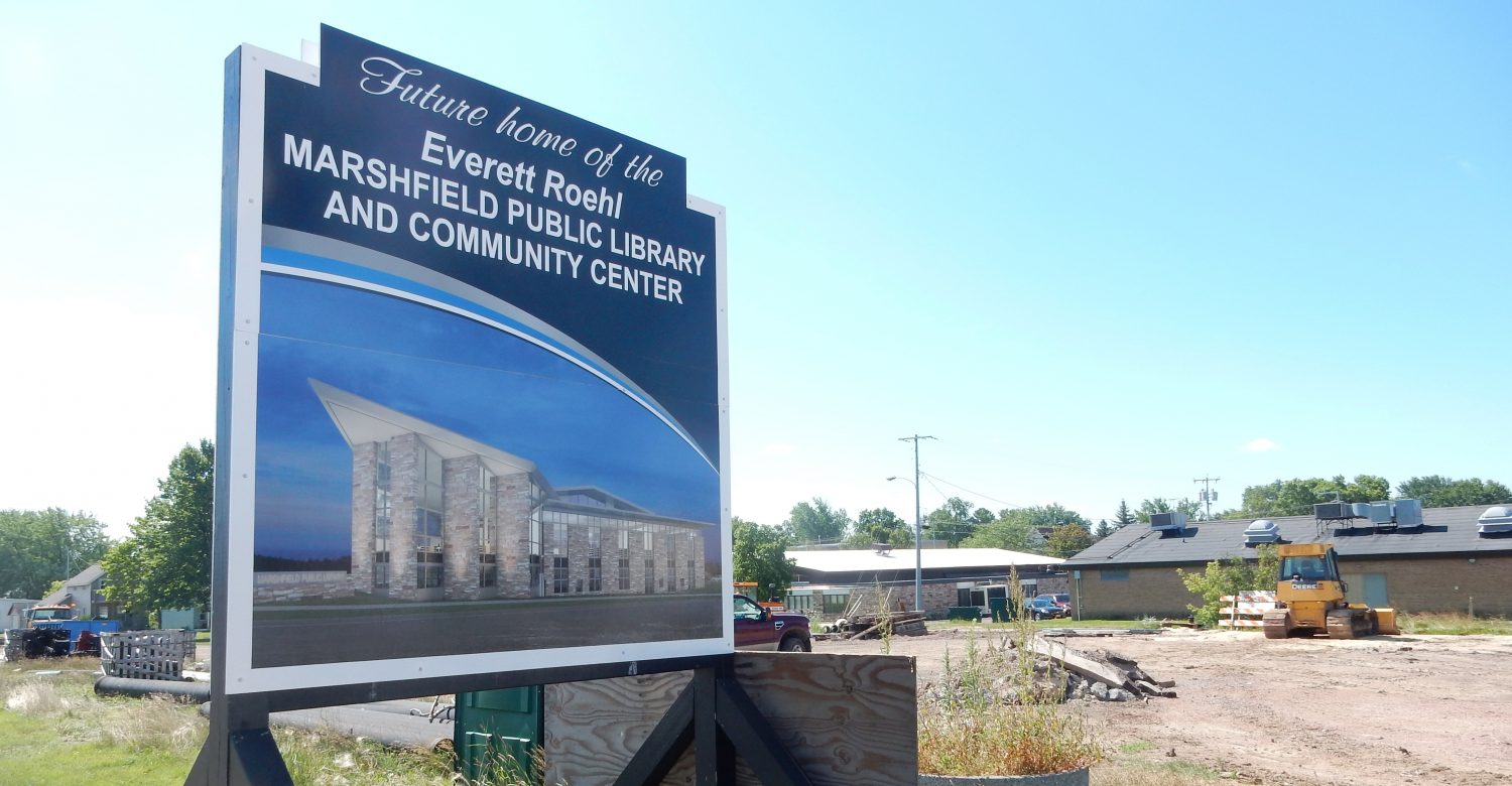 Everett Roehl Marshfield Public Library and Community Center groundbreaking capital campaign