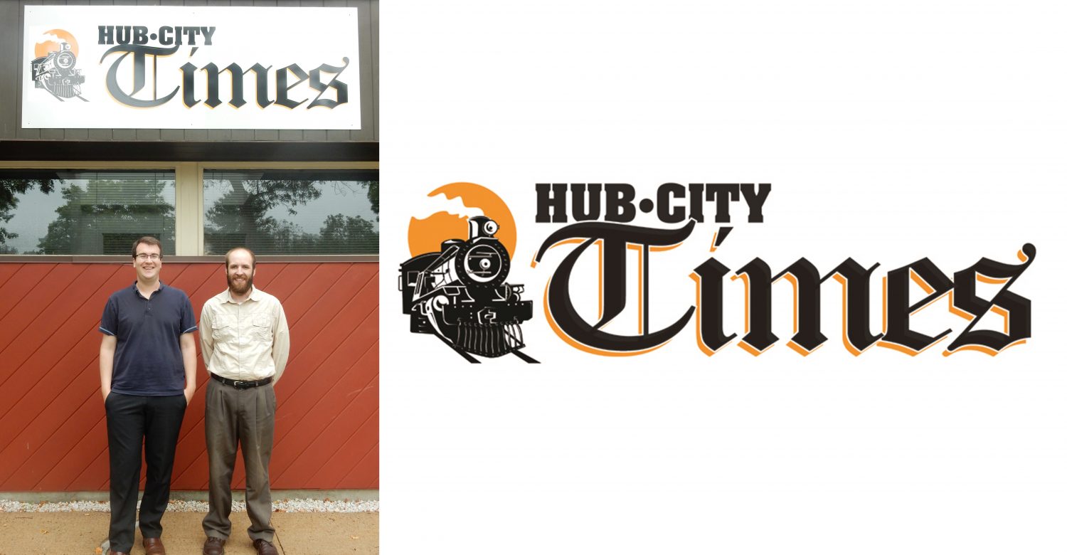 hub city times marshfield newspapers editor assistant adam hocking eric lejeune one year anniversary