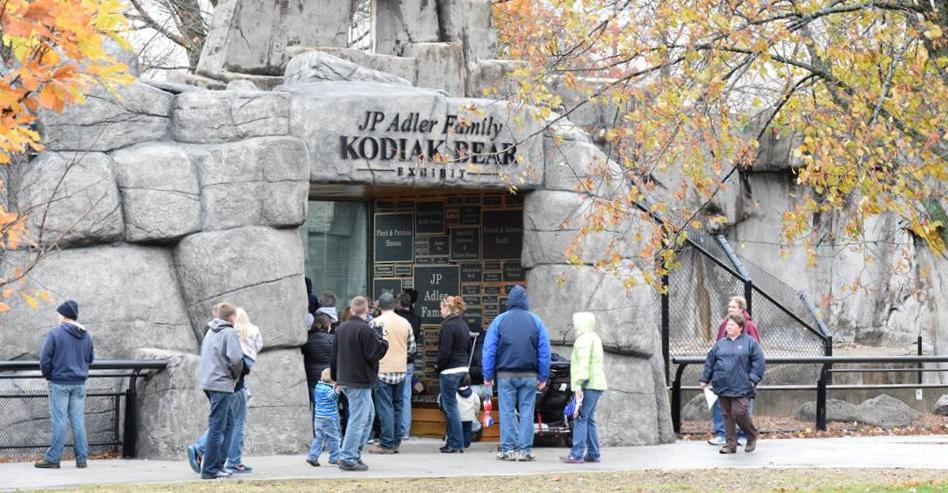 The J.P. Adler Family Kodiak Bear Exhibit at Wildwood Park & Zoo in Marshfield, home to Munsey and Boda.