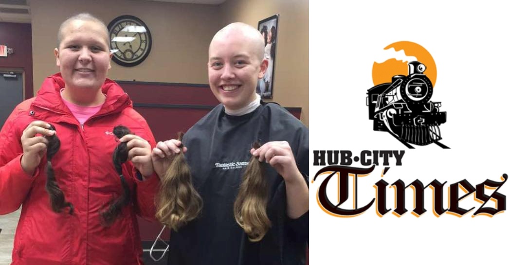 Lexi Dupee kaitlyn konrardy locks of love cancer shave head hair friendship