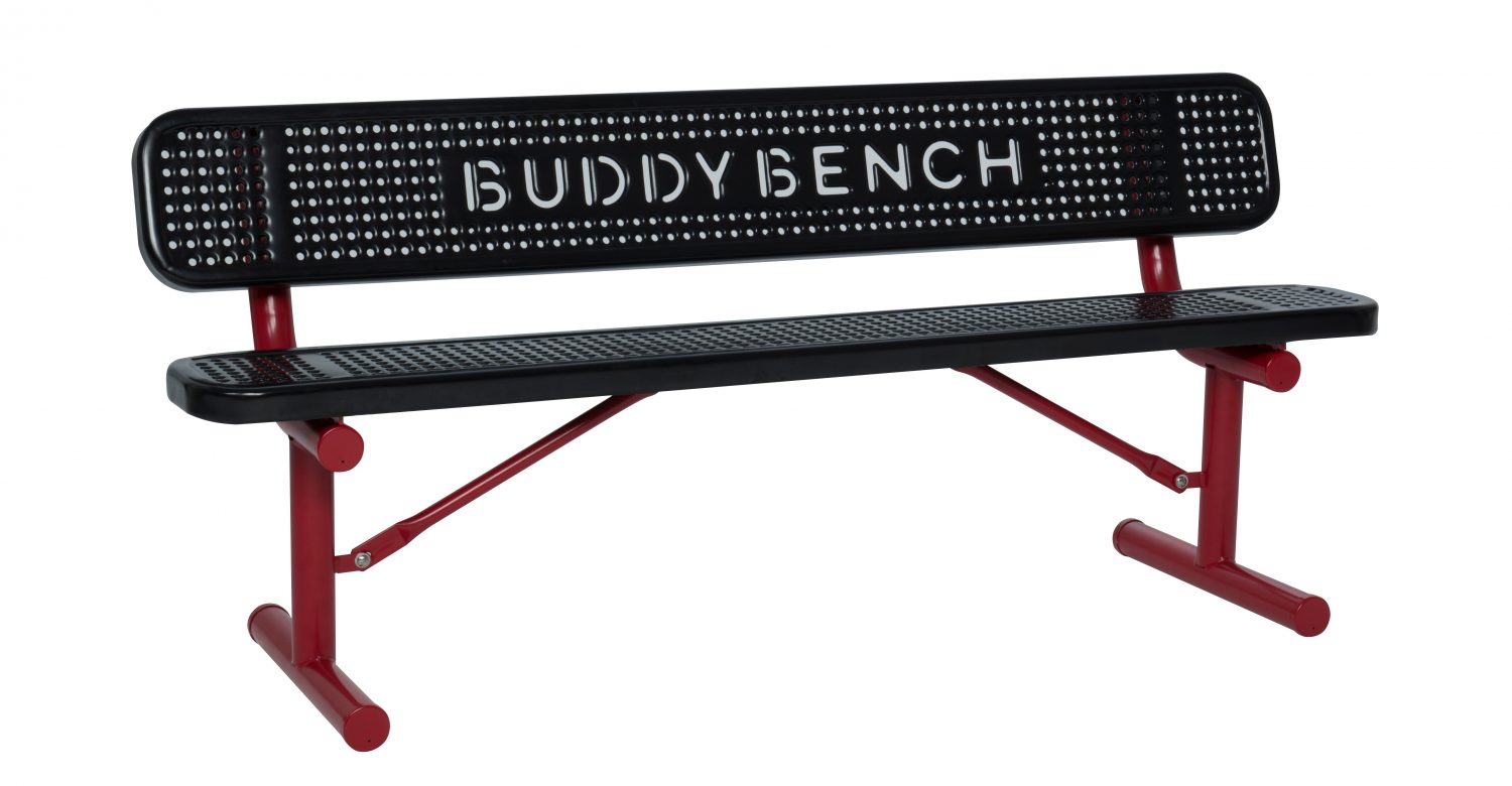 A Leadership Marshfield group is raising money to install Buddy Benches at all of Marshfield’s public elementary schools. The benches are intended to be a safe place for children to go if they are being bullied.