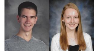Marshfield High School's Jared Coffren and Katelyn Gauerke have be chosen to perform with Kids from Wisconsin.