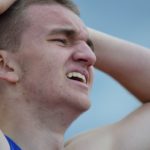 Auburndale sprinter Carver Empey reacts after running in the 400-meter dash at the 2016 WIAA State Track & Field Championships at the University of Wisconsin-La Crosse on June 3. He finished with a time of 53.40.
