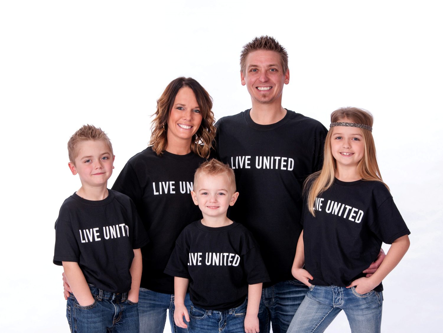 Pictured are Jay and Jill Holm and their children (from left) Max, Madden, and McKenzie.