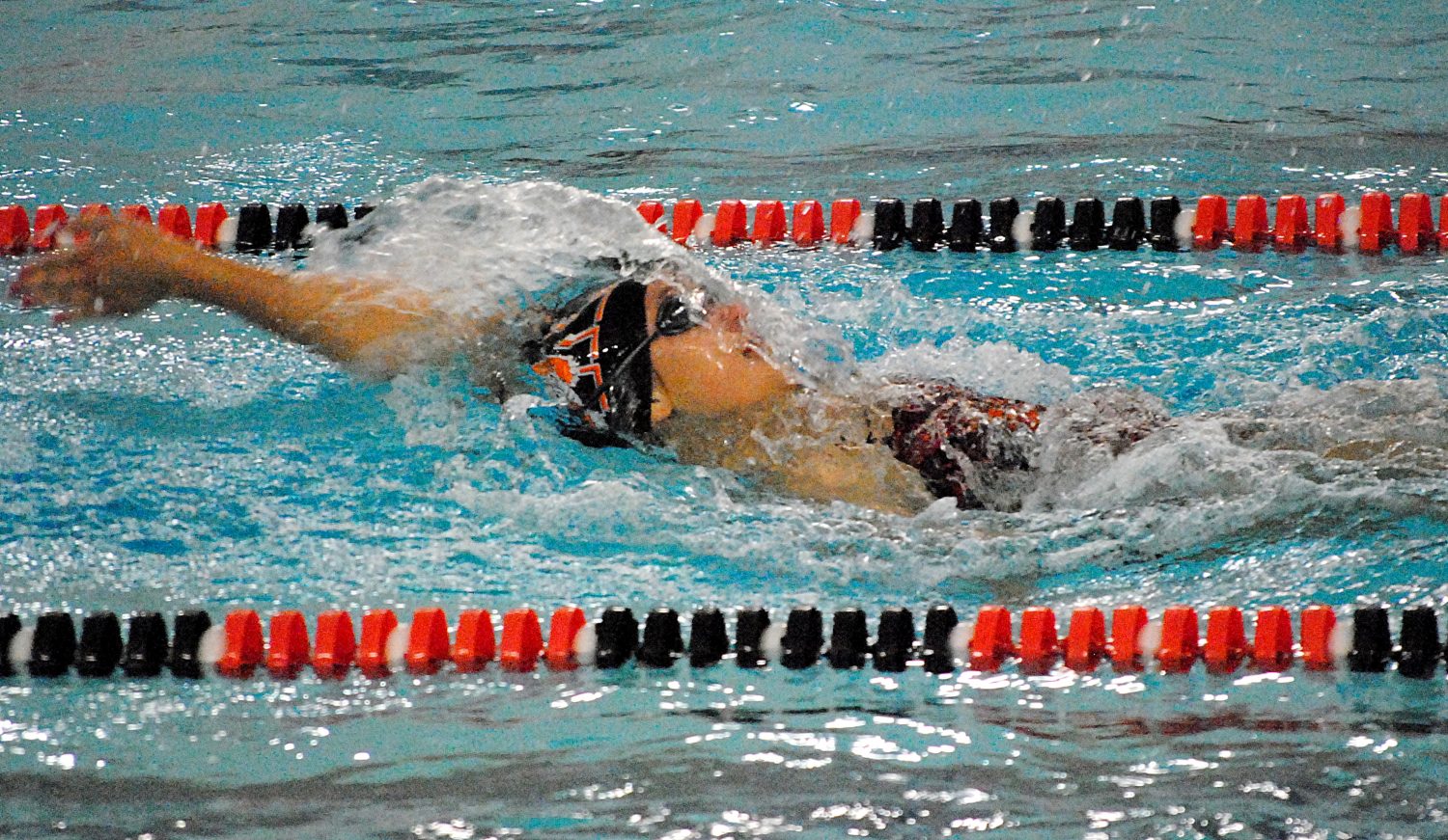 Marshfield junior Sophie Koehn is one of the top backstroke swimmers returning this season for the Tigers.