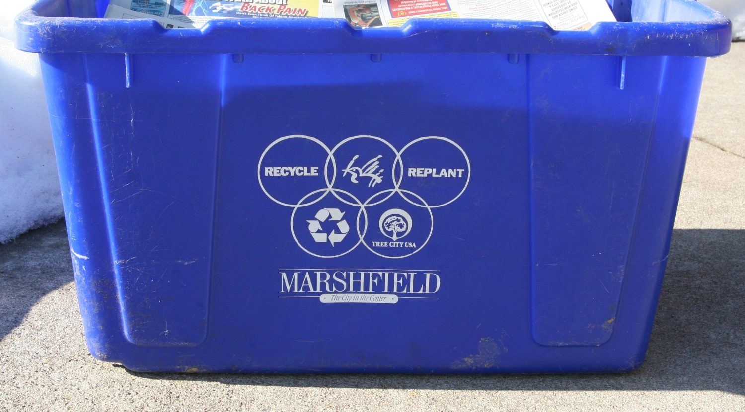Marshfields recycling program originated out of the inaugural Leadership Marshfield class.