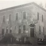 An early photo of the North Hewitt Tavern.