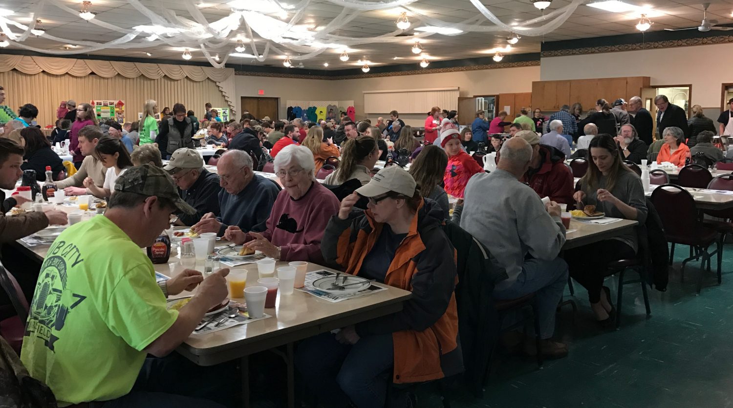 Over 1,000 people attended MAPS' Paws & Pancakes breakfast fundraiser on Feb. 6.