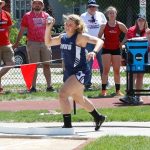 Columbus Catholic freshman Jessica Jakopin finished 17th in the Division 3 girls shot put on Friday at the 2017 WIAA State Track & Field Championships at UW-La Crosse.