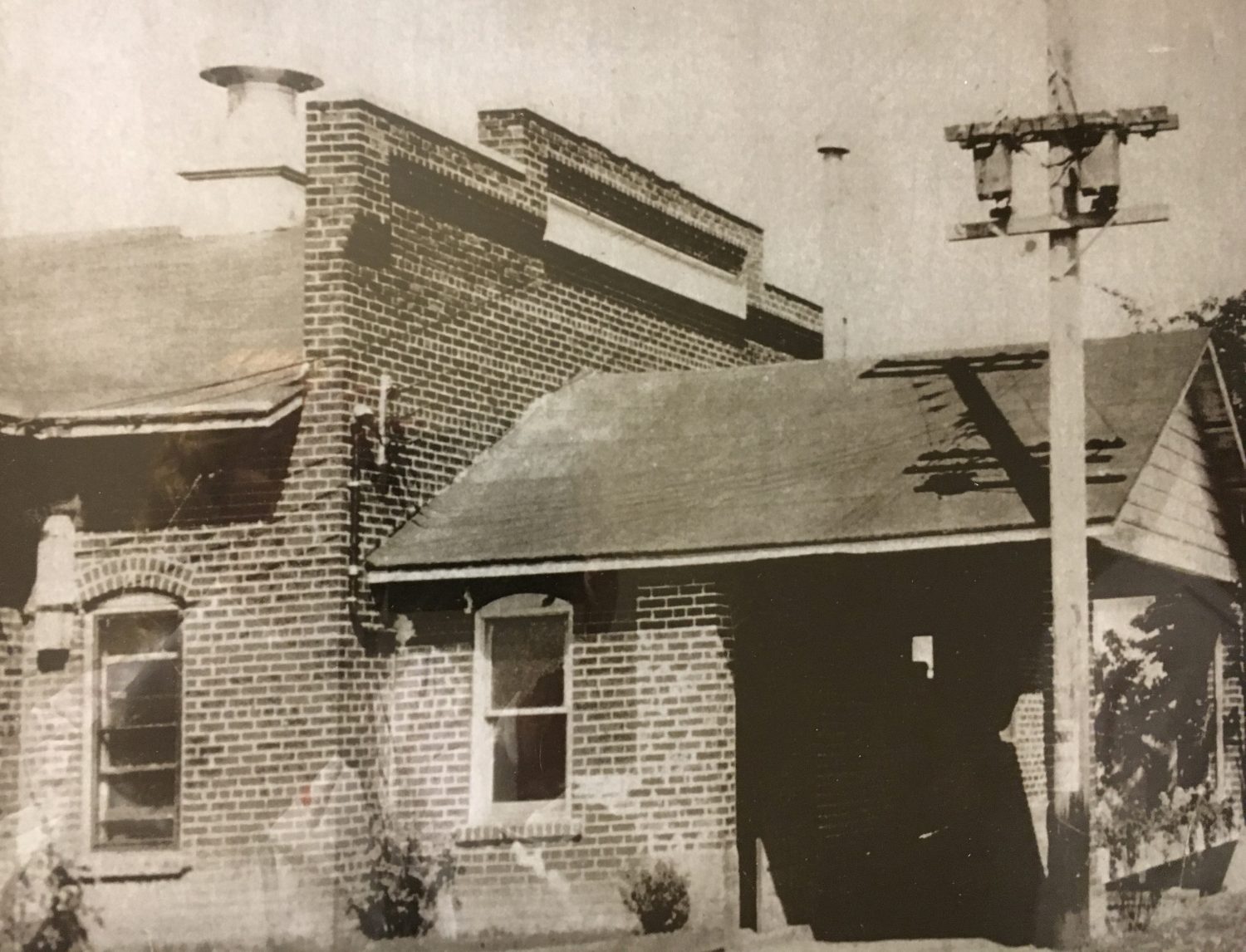 An early photo of Nasonville Dairy.