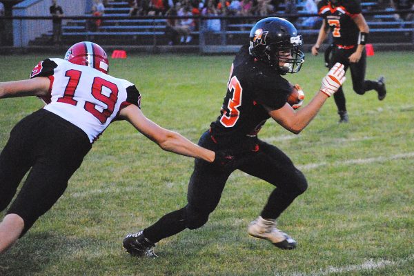 Marshfield senior Andy Goettl will be among the many players vying for playing time at the running back position this season for the Tigers.
