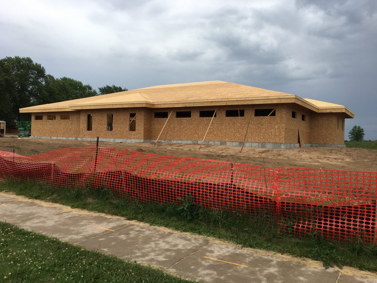 The Colby City Council recently approved $67,115 in additional work on the citys new library, which is currently under construction.