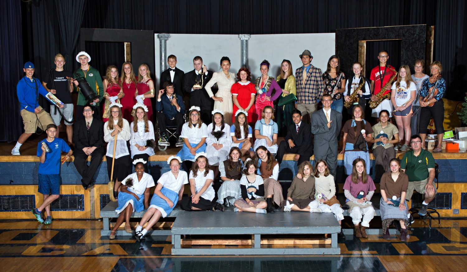 Performances of "Annie" will feature the talents of 51 of Marshfield Columbus Catholic's 129 students.