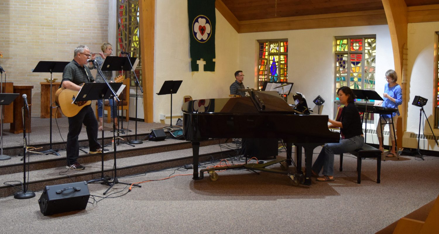 Faith Fire rehearses for its Sept. 29 concert benefiting Damascus Road.