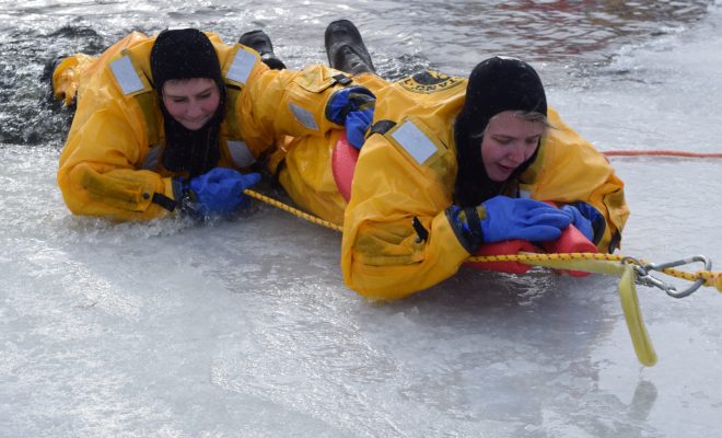 Pittsville Fire Company Ice Rescue