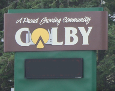 Colby Sign Stock