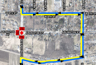 Lincoln Arlington Map
